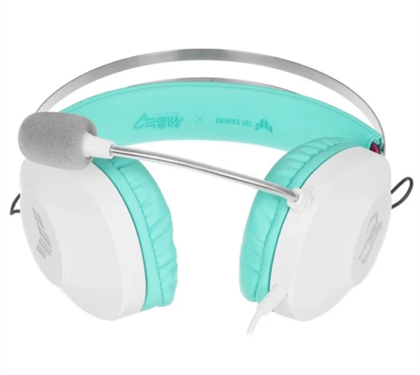 Наушники Asus TUF Gaming H1 Gen II Hatsune Miku Edition 90YH048B-BHUA00 Green-White