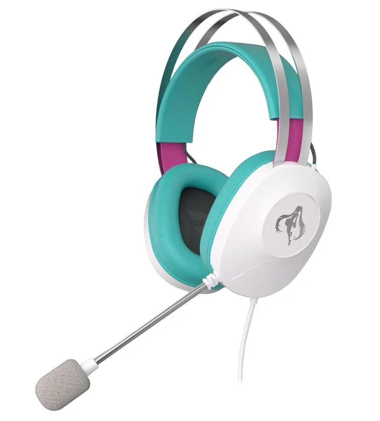 Наушники Asus TUF Gaming H1 Gen II Hatsune Miku Edition 90YH048B-BHUA00 Green-White