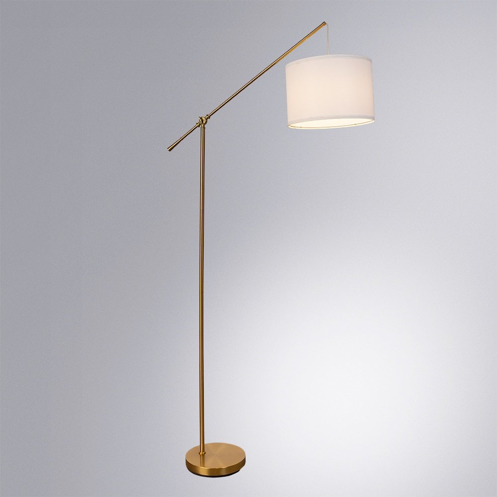 Напольная лампа Arte Lamp DYLAN A4054PN-1PB E27, 60 Вт, металл, ткань купить,NaN