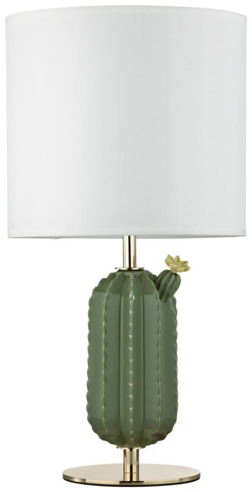Настольная лампа Odeon Light 5425/1T E27, 60 Вт, металл, ткань, керамика купить,NaN