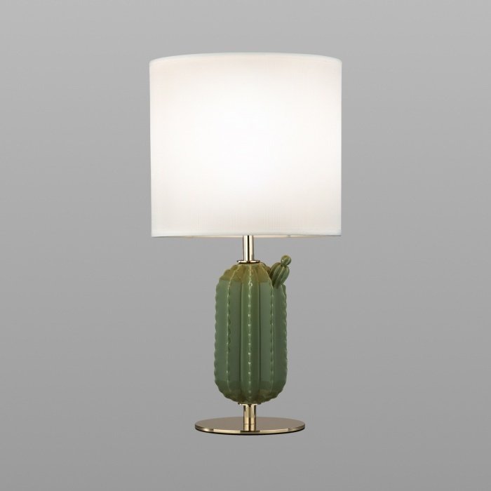 Настольная лампа Odeon Light 5425/1T E27, 60 Вт, металл, ткань, керамика купить,NaN