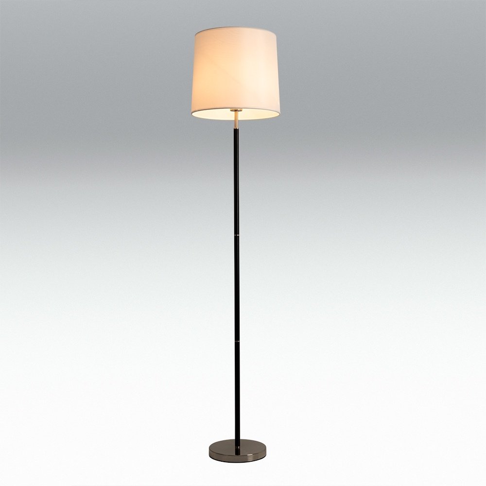 Напольная лампа Arte Lamp RODOS A2589PN-1SS E27, 60 Вт, металл, ткань купить,NaN