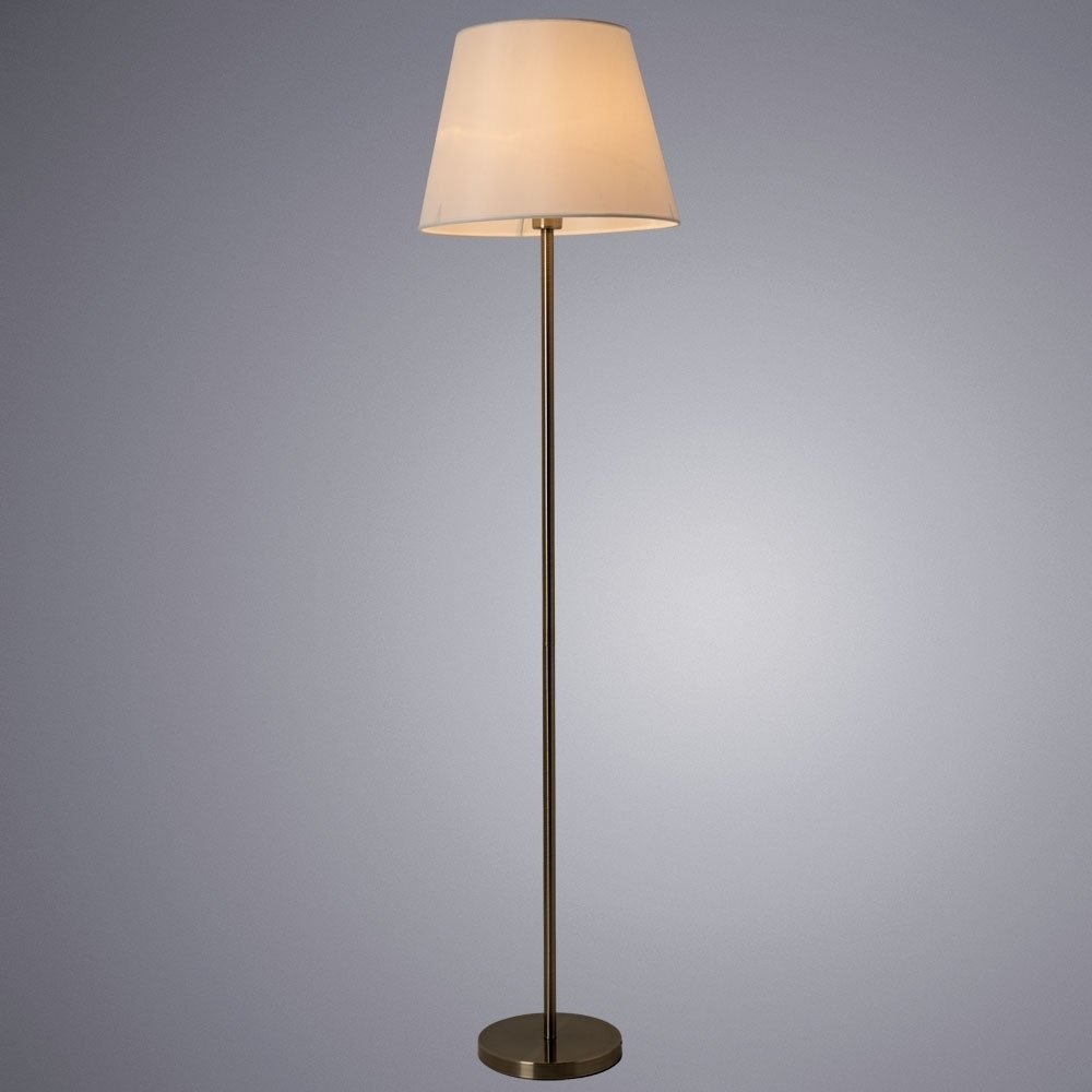 Напольная лампа Arte Lamp ELBA A2581PN-1AB E27, 60 Вт, металл, ткань купить,NaN
