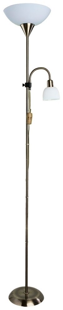 Напольная лампа Arte Lamp DUETTO A9569PN-2AB E27, 60 Вт, металл купить,NaN