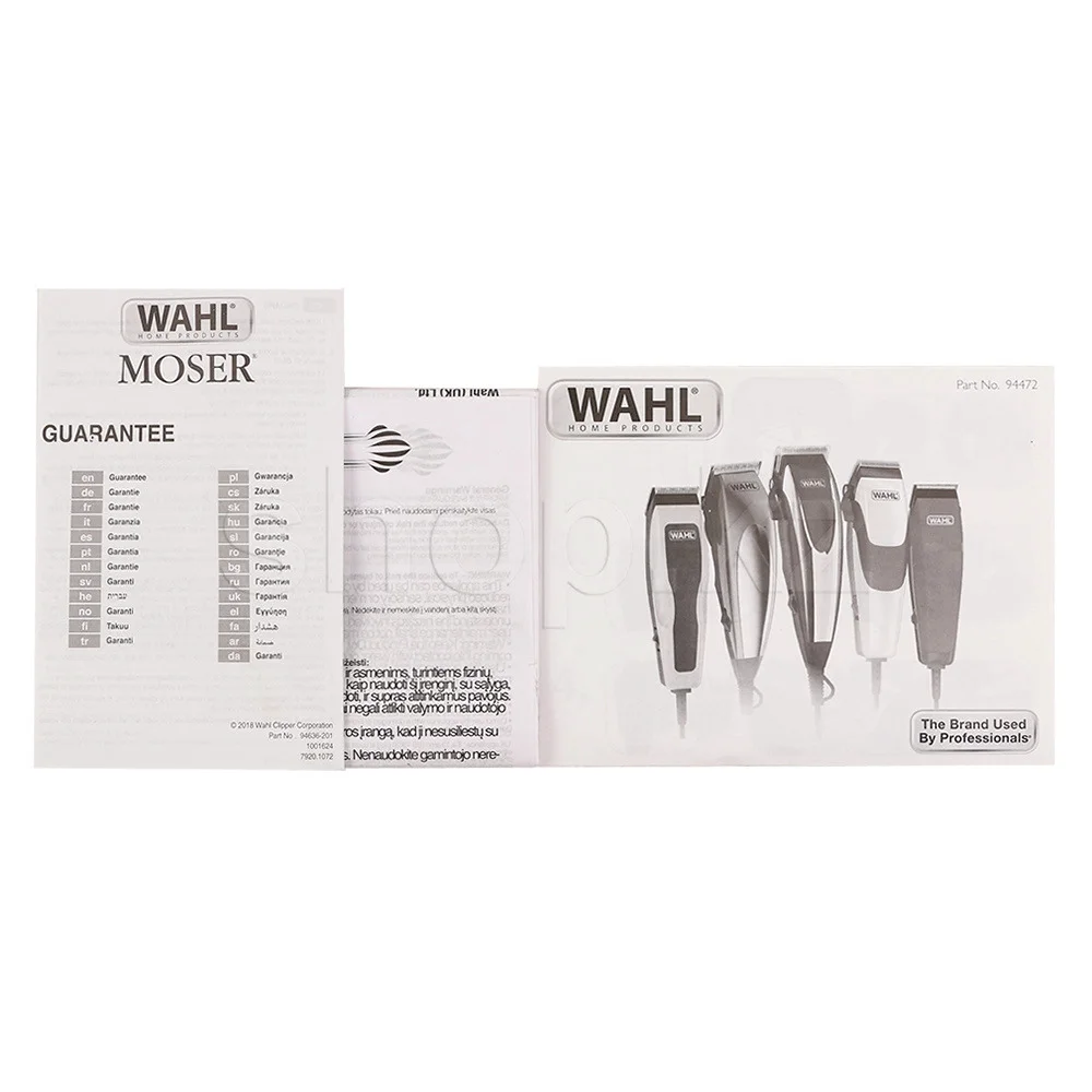 Машинка для стрижки волос Wahl HomePro Clipper in Handle Case Silver
