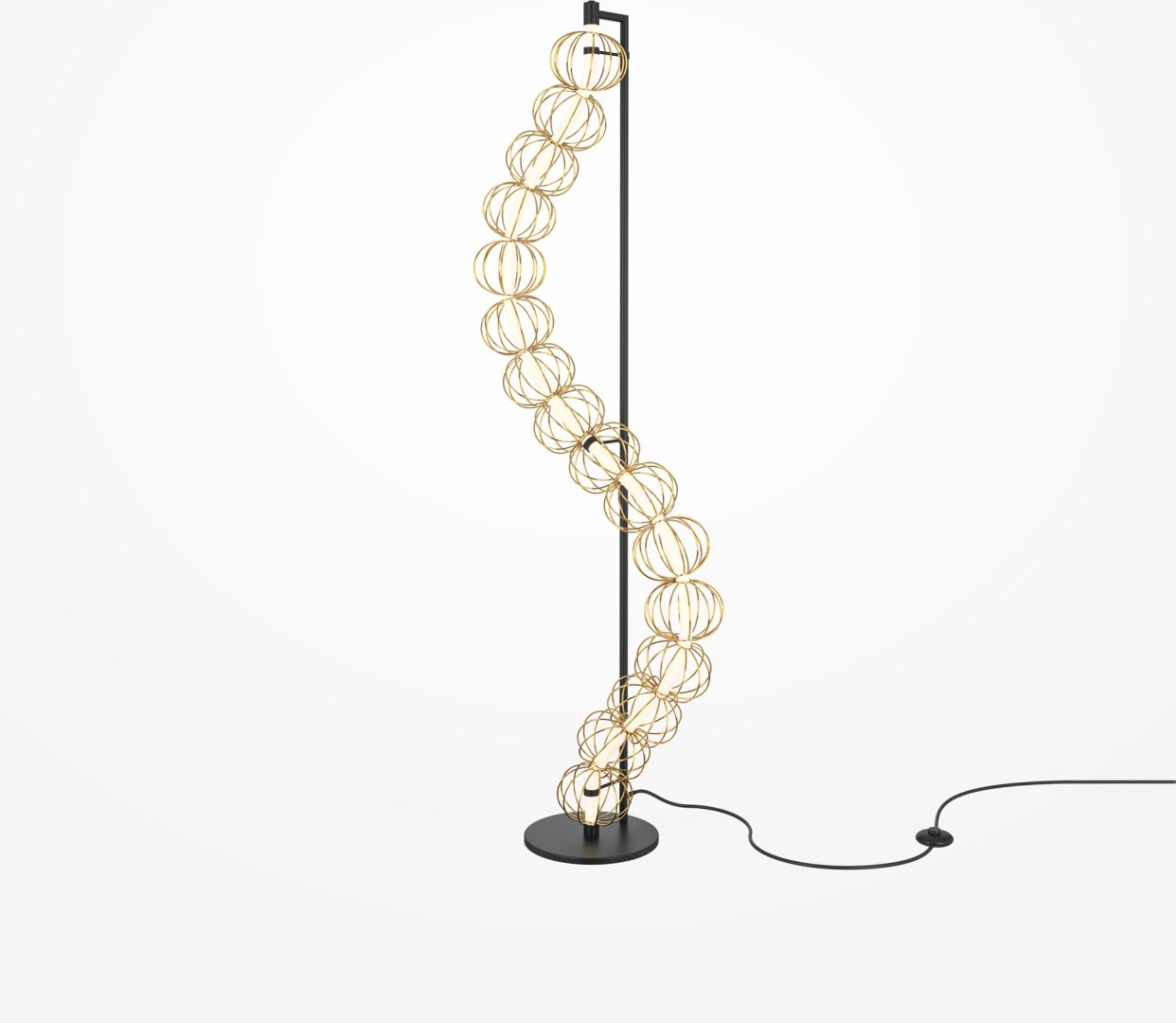 Напольная лампа Modern MOD216FL-L38G3K LED, 48 Вт, металл купить,NaN