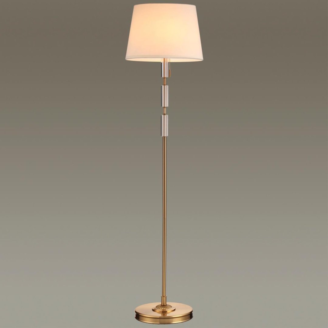 Напольная лампа Odeon Light London 4894/1F E27, 60 Вт, металл, ткань купить,NaN