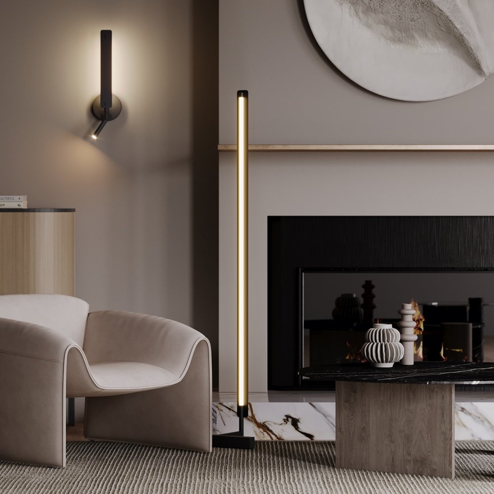 Напольная лампа Maytoni Modern LED, 24 Вт, алюминий купить,NaN