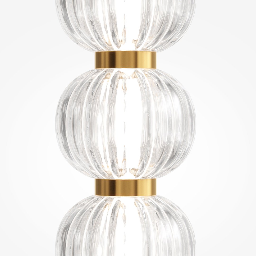 Напольная лампа Maytoni Amulet MOD555FL-L23G3K LED, 33 Вт, металл, стекло купить,NaN