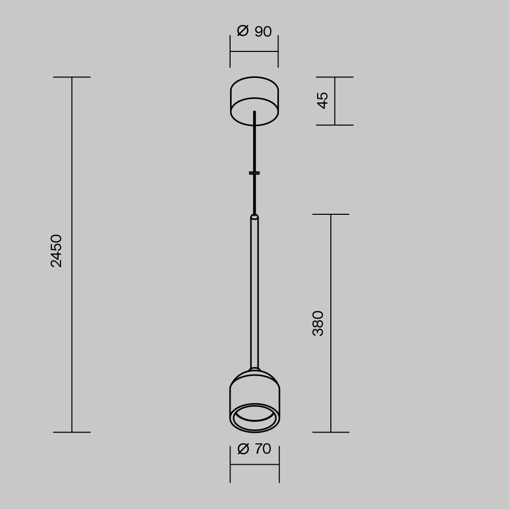 Уличный светильник подвесное Outdoor LED 6 Вт 245 см купить,NaN