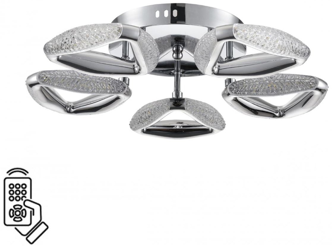 Светильник потолочный Lumion LED 65 Вт серебристый купить,NaN