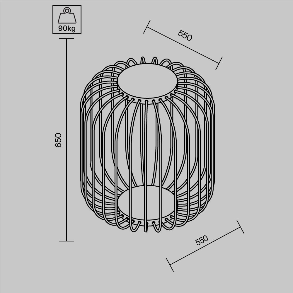 Уличный светильник на столбе / опоре Outdoor LED 18 Вт 65 см купить,NaN