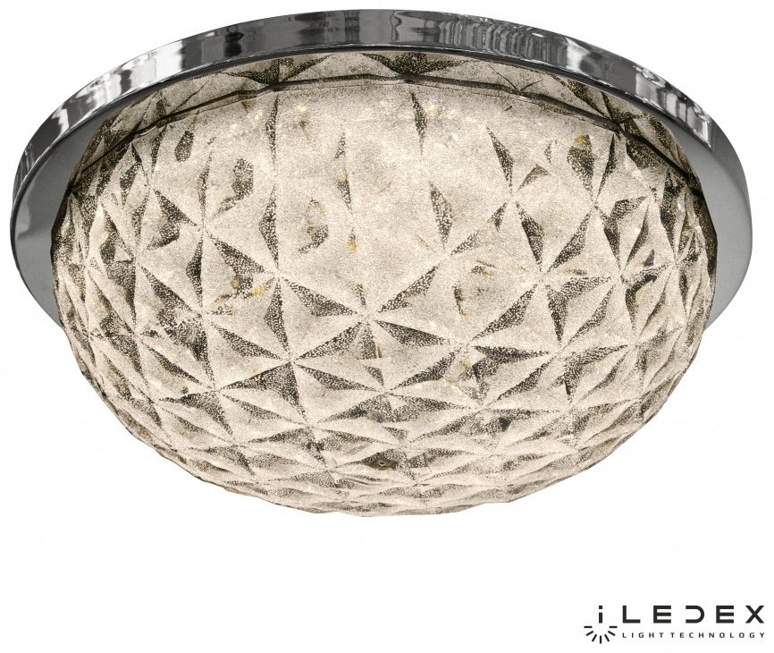 Светильник потолочный iLedex LED 36 Вт серебристый купить,NaN