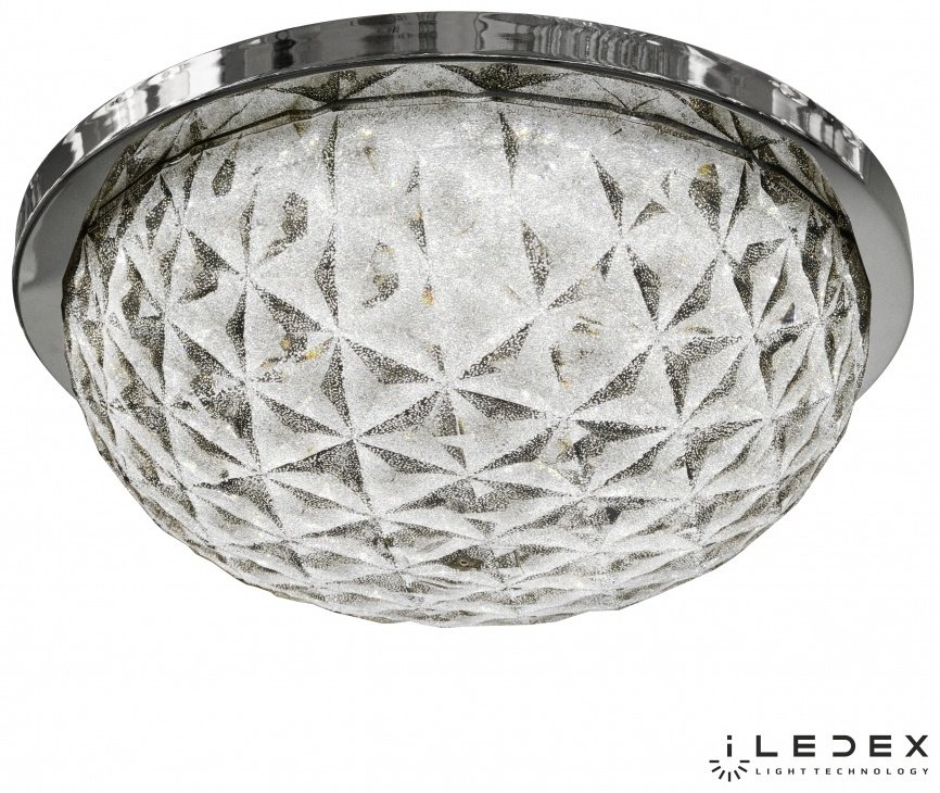 Светильник потолочный iLedex LED 36 Вт серебристый купить,NaN