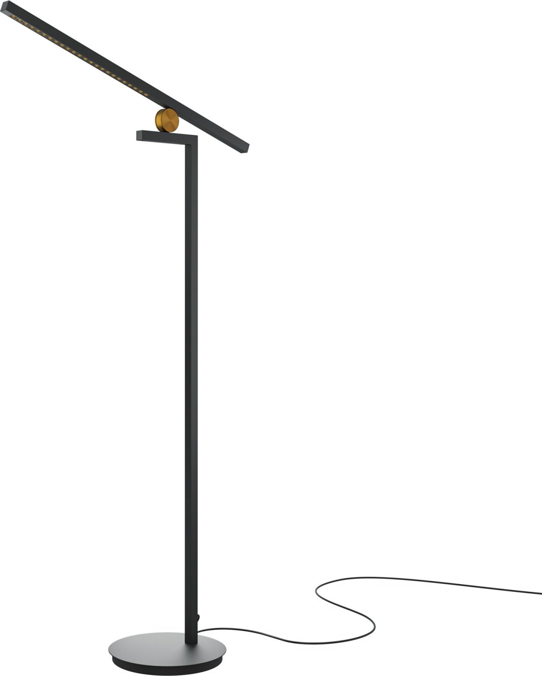Напольная лампа Maytoni Emphaty MOD363FL-L14B3K LED, 26 Вт, алюминий, стекло купить,NaN