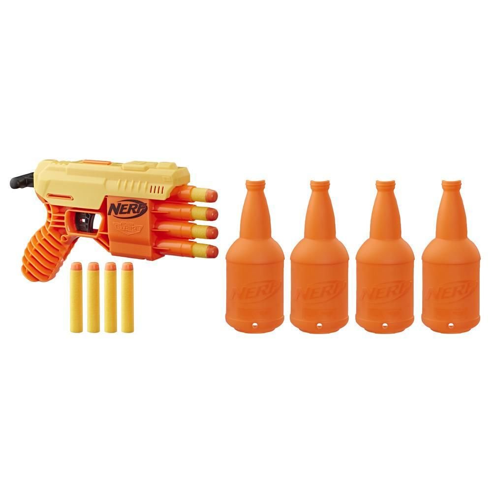 Бластер Hasbro Nerf Alpha Strike Фанг QS-4 Target E8308EU4 оранжевый купить,NaN