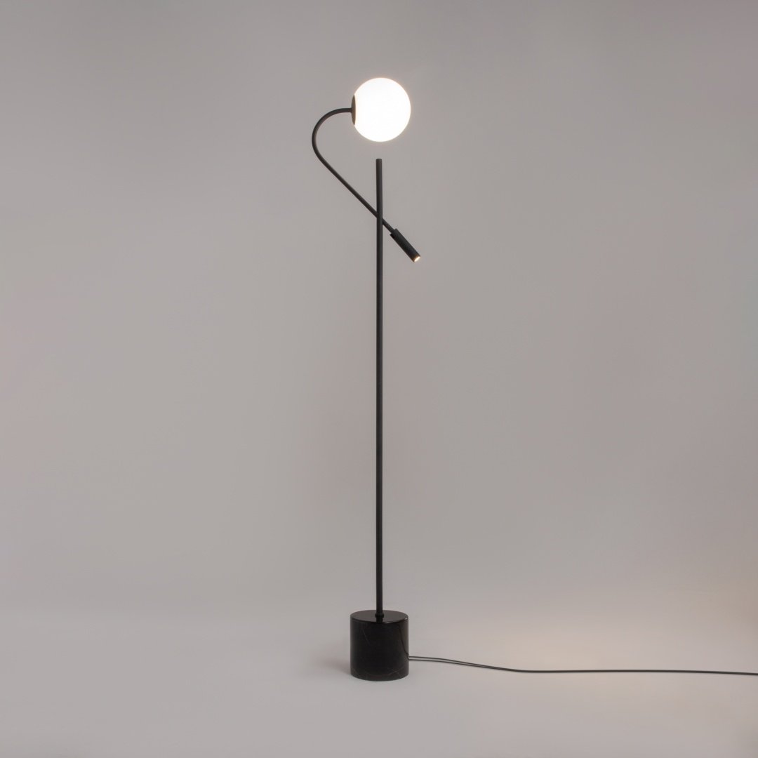 Напольная лампа Maytoni Modern MOD230FL-01B Е14, 3 Вт, металл купить,NaN