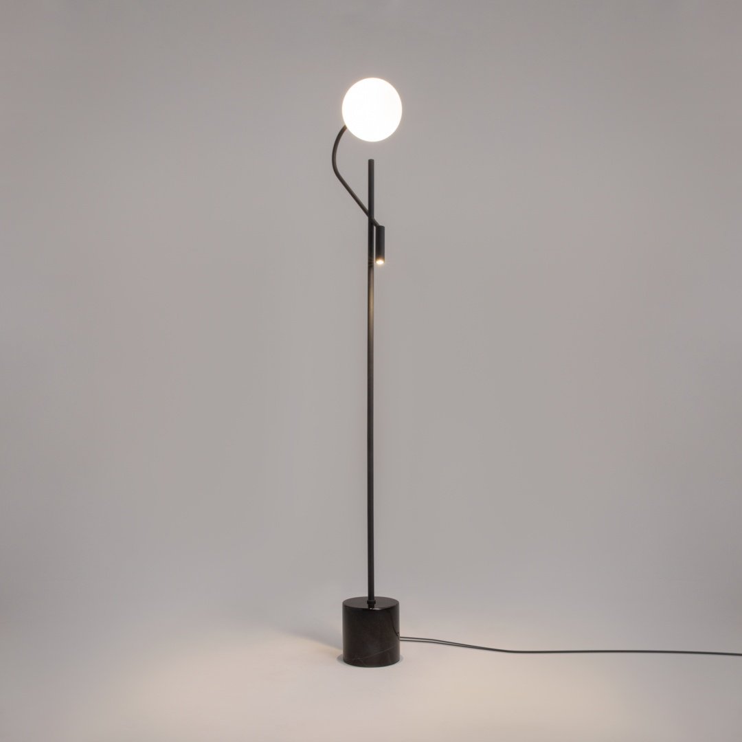 Напольная лампа Maytoni Modern MOD230FL-01B Е14, 3 Вт, металл купить,NaN