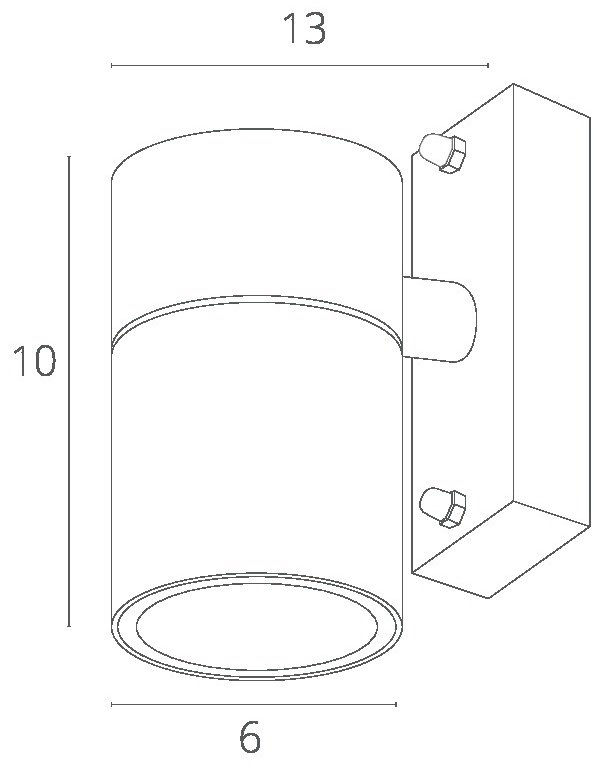 Уличный светильник настенный Arte Lamp GU10 35 Вт 13 см купить,NaN