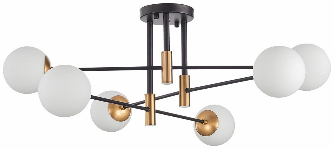 Светильник потолочный ST Luce E27 40 Вт черный, белый купить,NaN