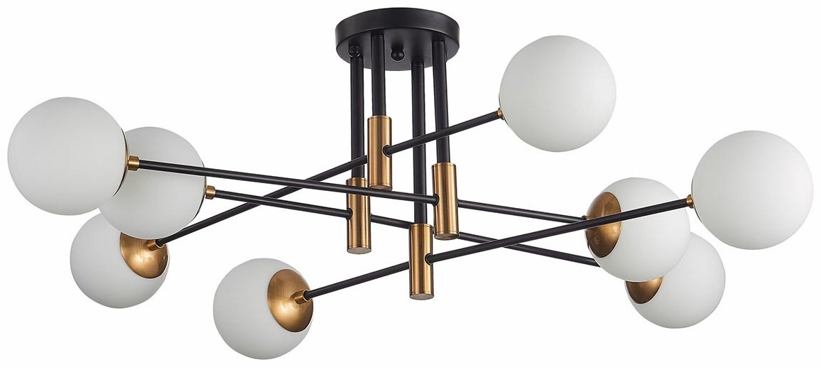 Светильник потолочный ST Luce E27 40 Вт черный, белый купить,NaN