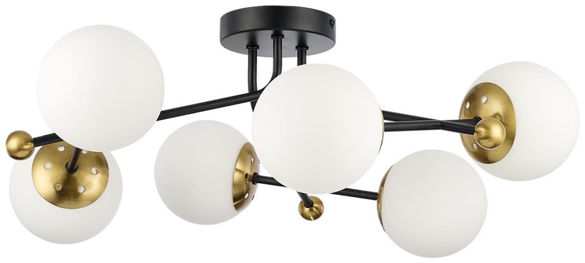 Светильник потолочный Lumion E14 40 Вт черный, золотистый, белый купить,NaN