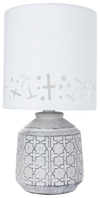 Настольная лампа Arte Lamp A4007LT-1GY E14, 40 Вт, ткань, керамика купить,NaN