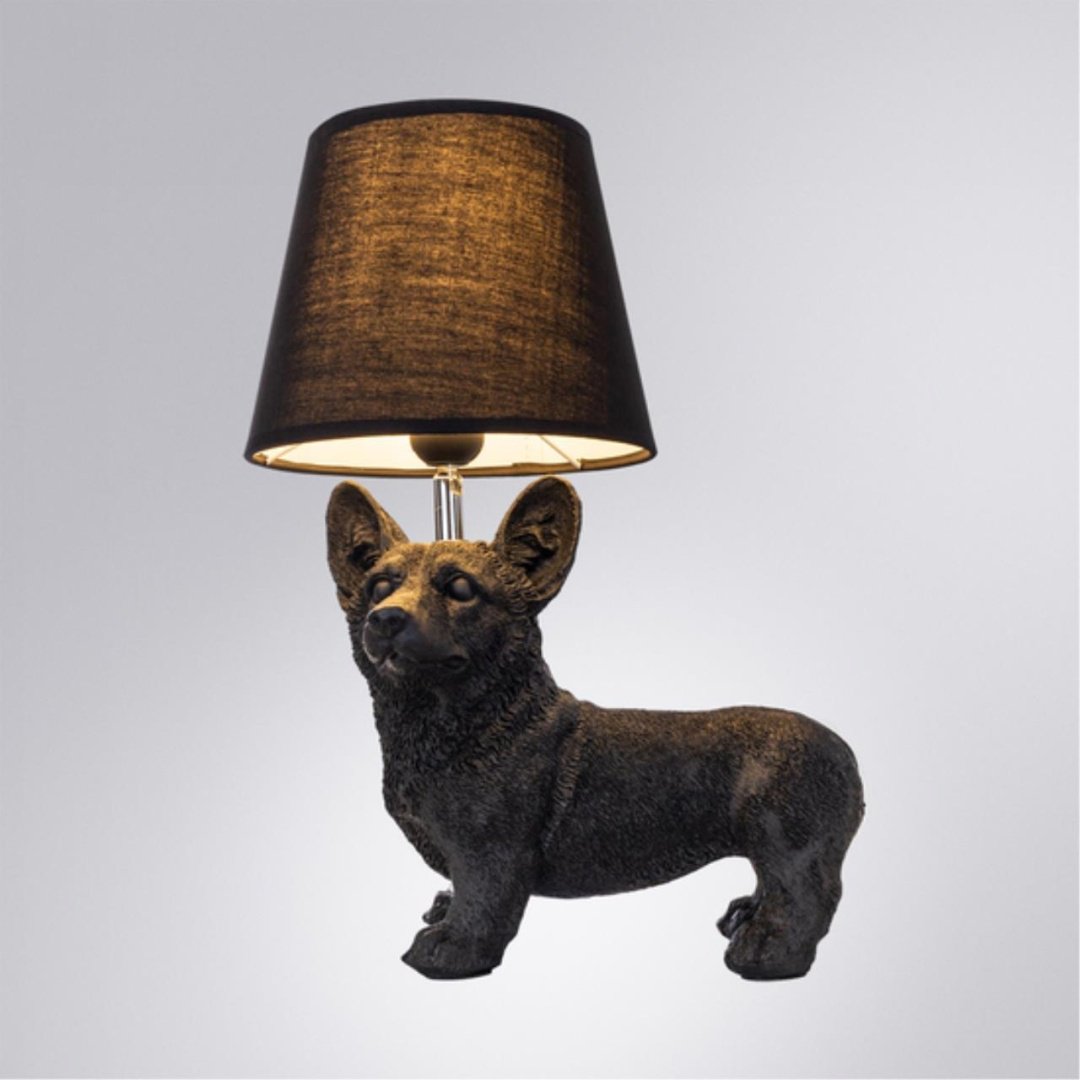 Настольная лампа Arte Lamp A4008LT-1BK E27, 40 Вт, пластик, ткань купить,NaN