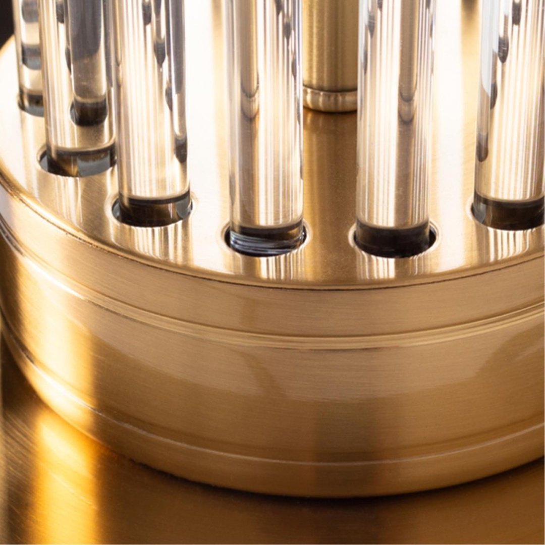 Настольная лампа Arte Lamp A4027LT-1PB E27, 60 Вт, металл, ткань купить,NaN