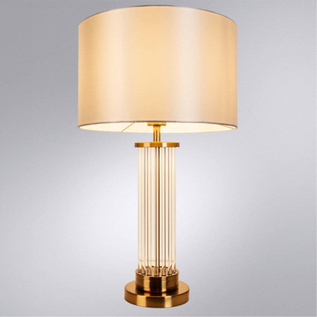 Настольная лампа Arte Lamp A4027LT-1PB E27, 60 Вт, металл, ткань купить,NaN