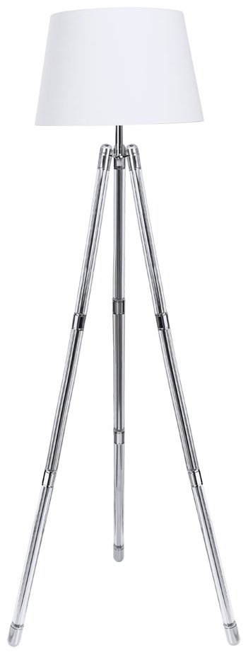 Напольная лампа Arte Lamp WASAT WASAT A4023PN-1CC E27, 40 Вт, металл, хрусталь, ткань купить,NaN