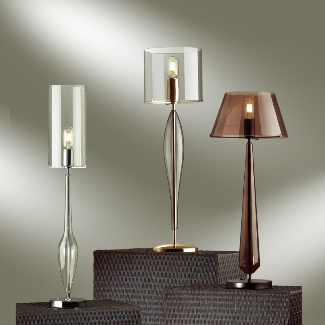 Настольная лампа Odeon Light Tower 4850/1T E27, 60 Вт, стекло купить,NaN