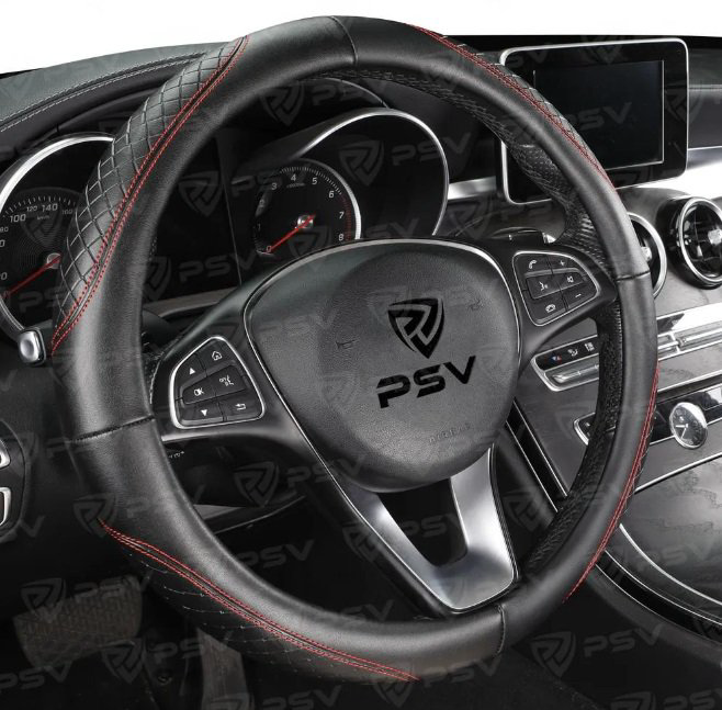 Оплетка руля PSV Correct M Black