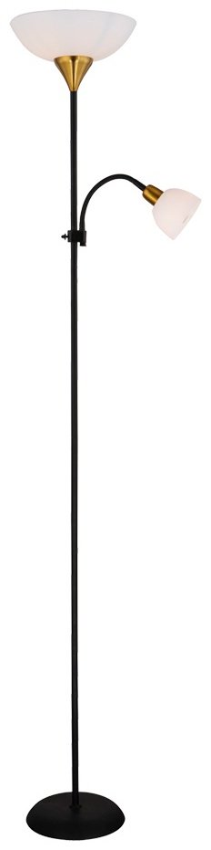 Напольная лампа Arte Lamp DUETTO DUETTO A9569PN-2BK E27, 60 Вт, пластик купить,NaN
