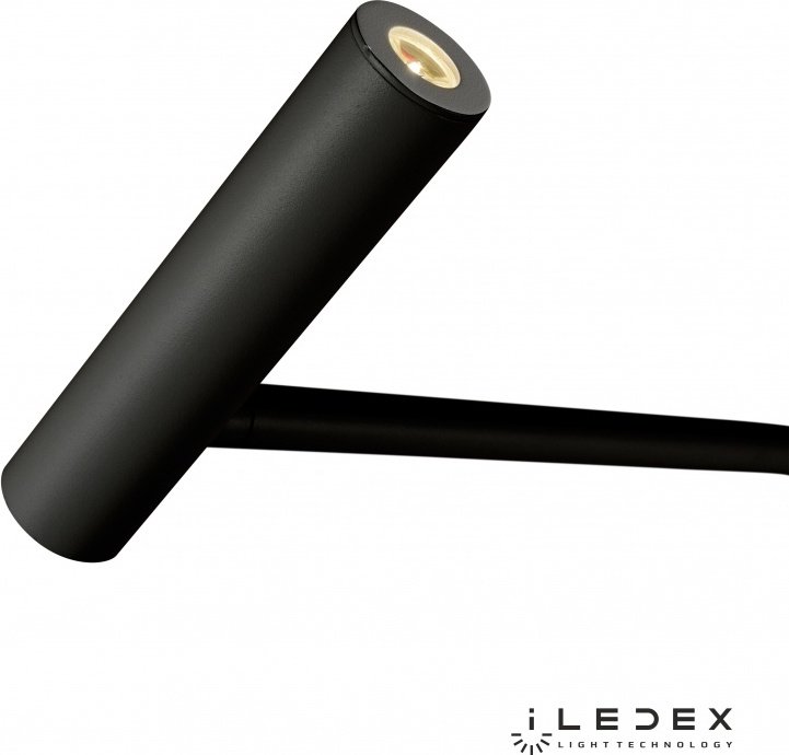 Напольная лампа iLedex Telescope 7010/1F BK LED, 6 Вт, металл купить,NaN