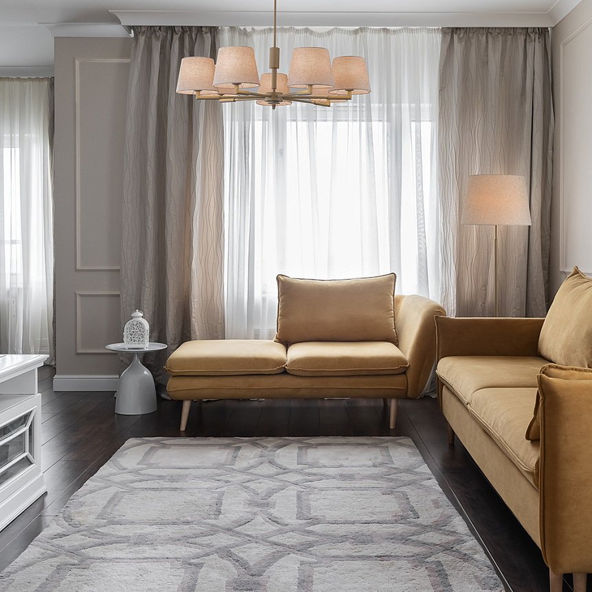 Напольная лампа FREYA Isla FR2057FL-01BG E27, 60 Вт, металл, ткань - ForteMarket Напольная лампа FREYA Isla FR2057FL-01BG E27, 60 Вт, металл, ткань купить,NaN