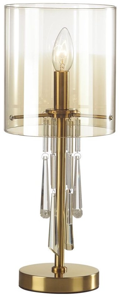 Настольная лампа Odeon Light 4886/1T E14, 3 Вт, стекло купить,NaN