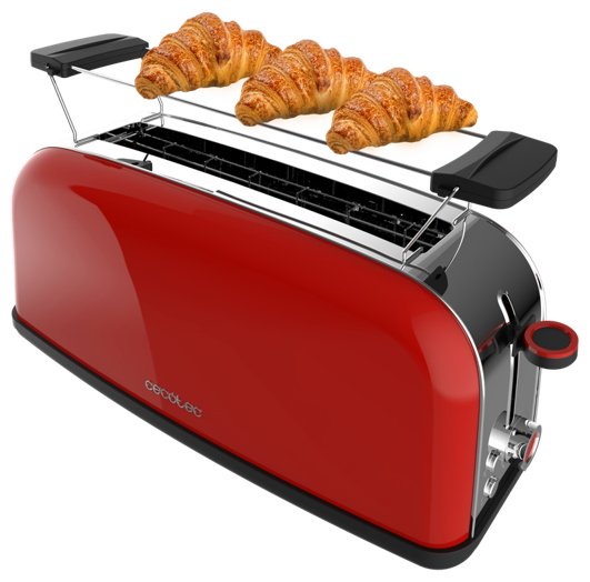 Тостер Cecotec Toastin' Time 850 красный - ForteMarket Тостер Cecotec Toastin' Time 850 красный купить,21990
