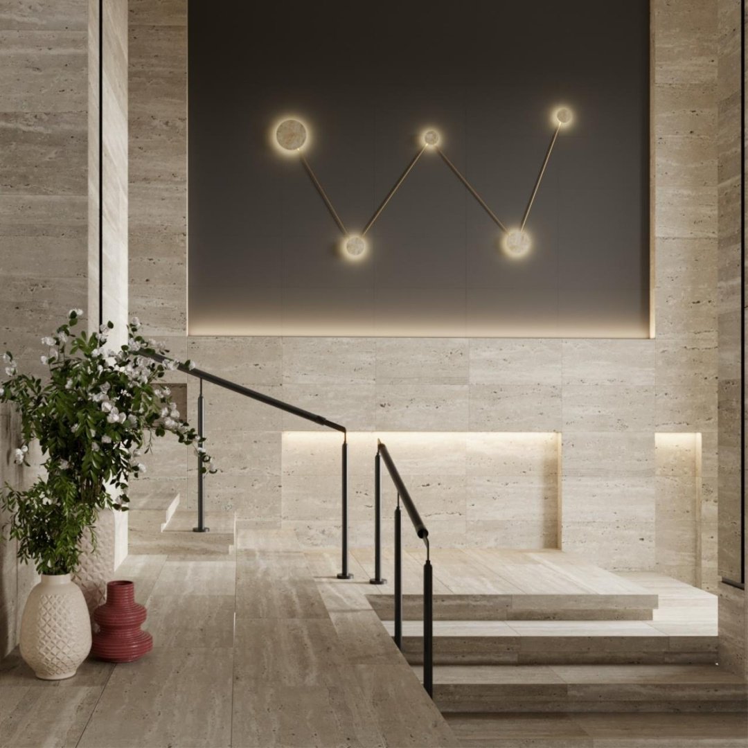 Светильник настенный Odeon Light LED 24 Вт бежевый купить,NaN