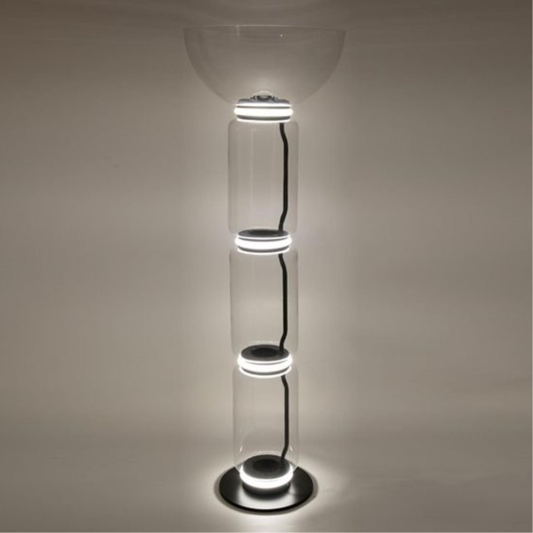 Напольная лампа Divinare TRUMPET 1242/06 PN-30 LED, 30 Вт, металл купить,NaN