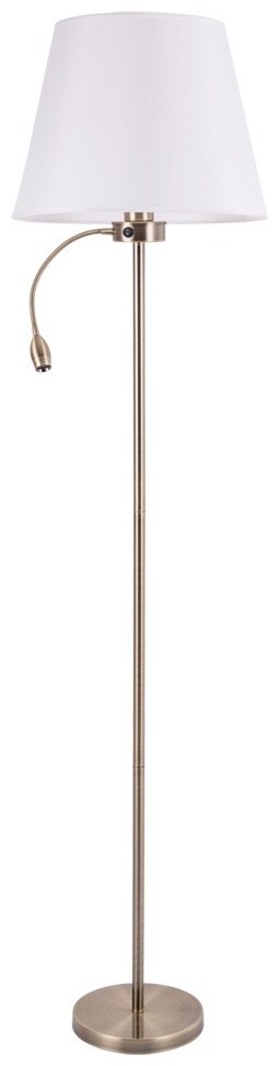 Напольная лампа Arte Lamp ELBA A2581PN-2AB E27, 60 Вт, металл, ткань купить,NaN