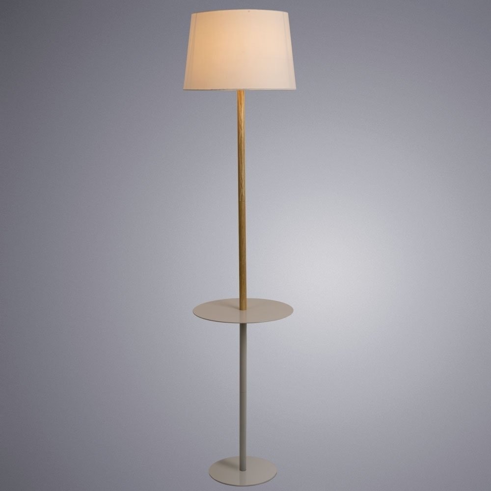 Напольная лампа Arte Lamp CONNOR A2102PN-1WH E27, 60 Вт, металл купить,NaN