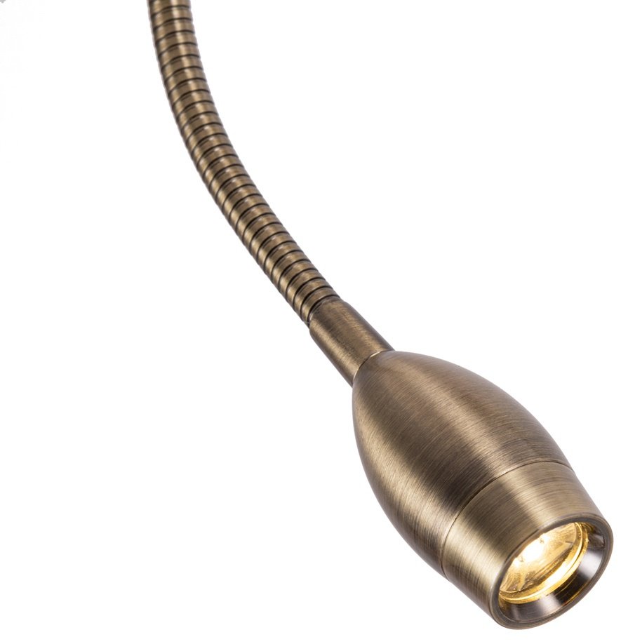 Напольная лампа Arte Lamp ELBA A2581PN-2AB E27, 60 Вт, металл, ткань купить,NaN