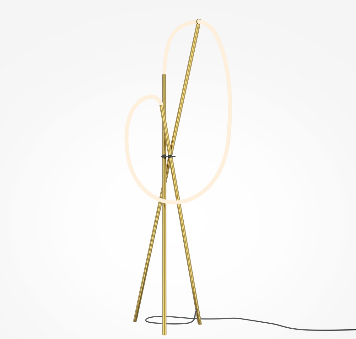 Напольная лампа Maytoni Modern LED, 36 Вт, алюминий купить,NaN