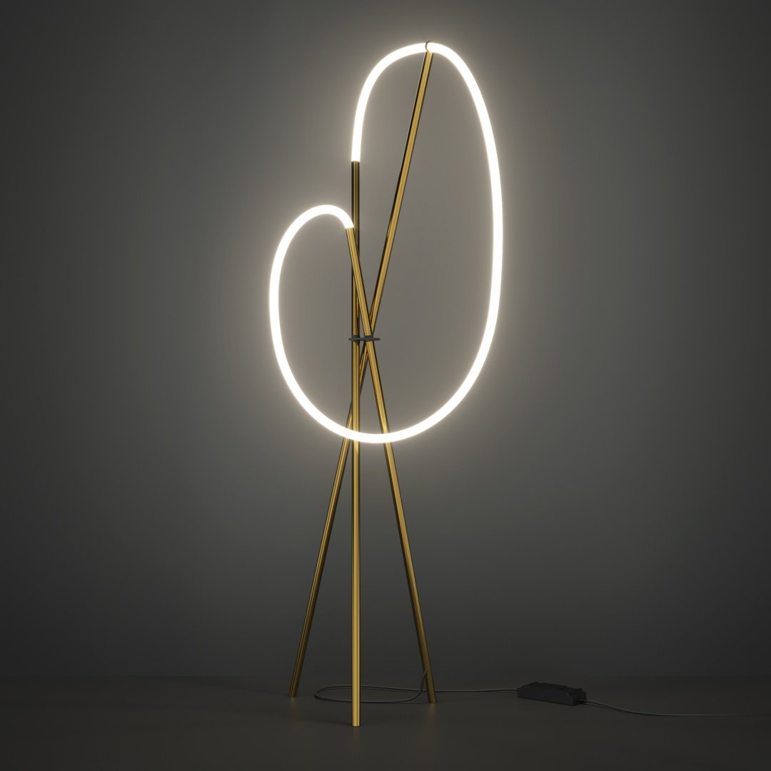 Напольная лампа Maytoni Modern LED, 36 Вт, алюминий купить,NaN