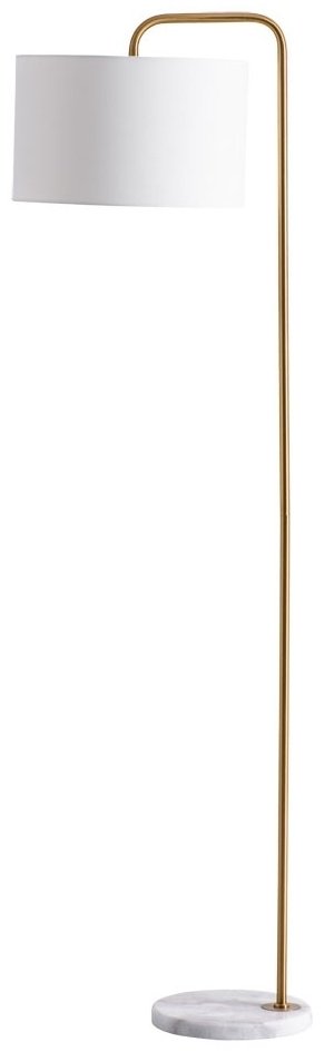 Напольная лампа Arte Lamp RUPERT A5024PN-1PB E27, 60 Вт, металл, ткань купить,NaN