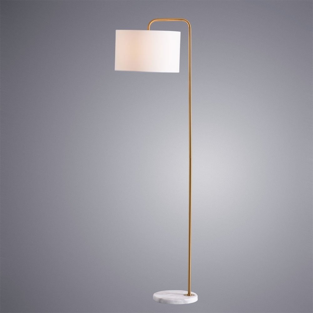 Напольная лампа Arte Lamp RUPERT A5024PN-1PB E27, 60 Вт, металл, ткань купить,NaN