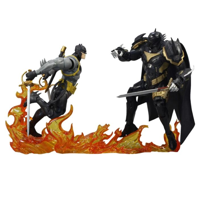 Набор фигурок McFarlane DC Multiverse Batman Curse of the White Knight Batman vs Azrael Batman Armor 18 см купить,NaN