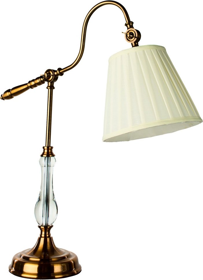 Настольная лампа Arte Lamp A1509LT-1PB E27, 60 Вт, металл, ткань купить,NaN