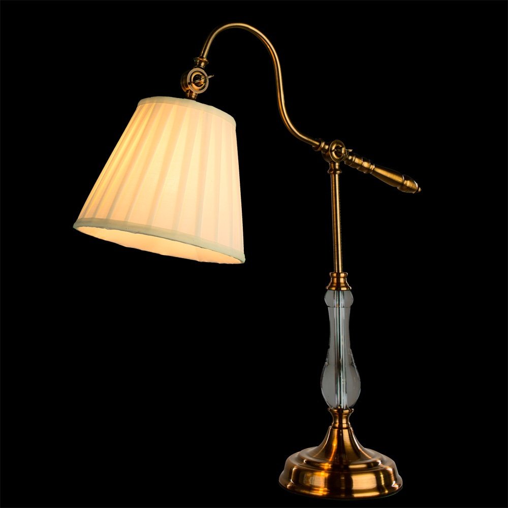 Настольная лампа Arte Lamp A1509LT-1PB E27, 60 Вт, металл, ткань купить,NaN